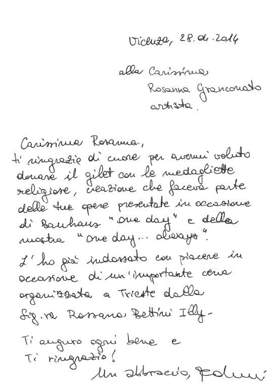 Omaggio a De Munari Francesca 2014