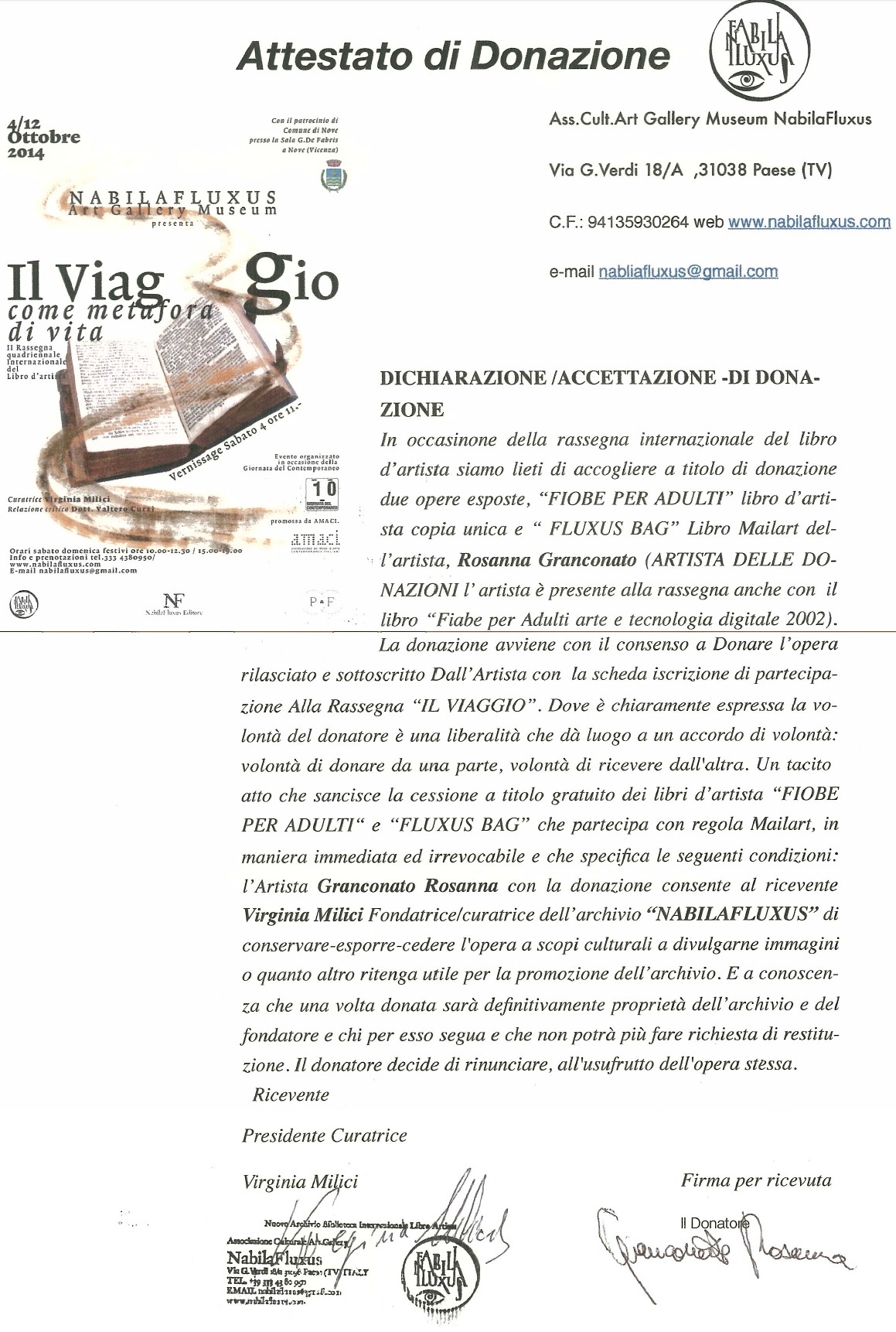 attestatoDonazione