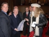 TeatroComunale di LONIGO/VI - Rosanna Granconato dona al Principe Giovanelli la borsa-scudo - Stemma Giovanelli