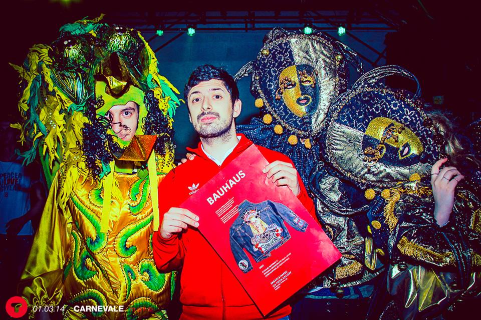Serata Carnevale a Marzo 2014 con Bauhaus Manifesto e Creazioni di Rosanna Granconato al Totem Gallery di Vicenza